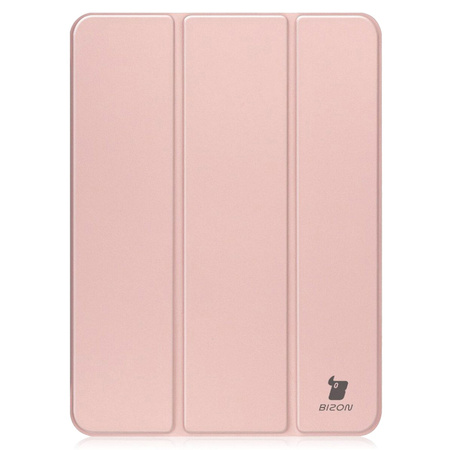 Etui Bizon Case Tab Clear Matt do iPad Air 13" 2025 / 2024, różowe