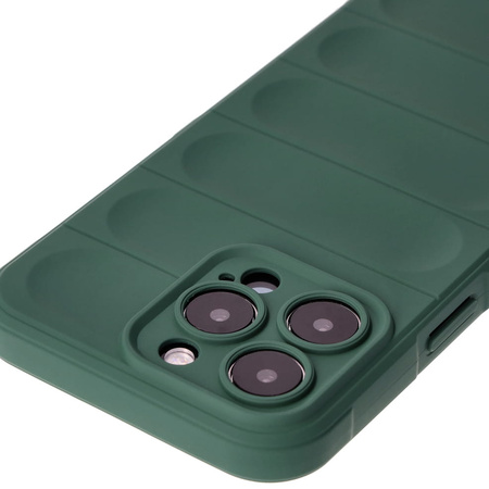 Pancerne etui Bizon Case Tur do iPhone 15 Pro Max, ciemnozielone