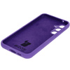 Silikonowe etui Bizon Soft Case do Galaxy A55 5G, fioletowe