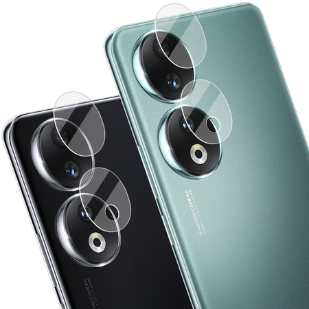Szkło na aparat Bizon Glass Silk Lens do Honor 90, 2 sztuki