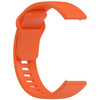 Pasek silikonowy do smartwatcha, Bizon Strap Watch Silicone Pro H, Quick Release 22 mm, pomarańczowy