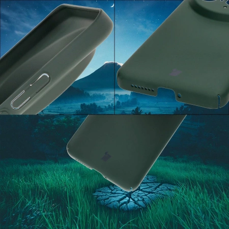 Etui Bizon Case Łupka do Xiaomi 15 Ultra, zielone
