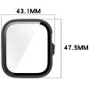 Etui ze szkłem do zegarka Bizon Case+Glass Watch do Huawei Watch Fit 4 Pro, czarne matowe