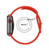 Pasek Bizon Strap Watch Silicone S do Apple Watch 38/40/41/42 mm, czerwony