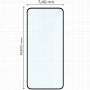 Szkło hartowane Bizon Glass Edge 2 do Oppo Reno13 F / FS, czarna ramka