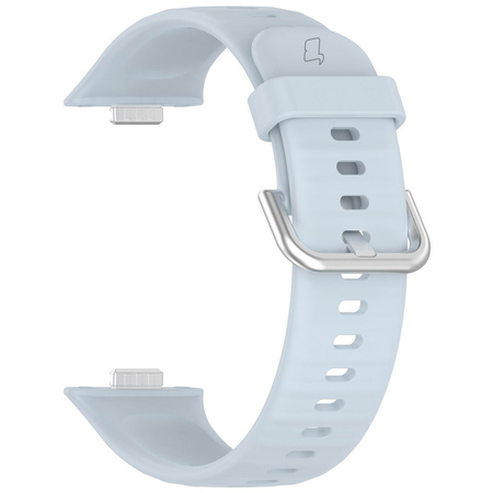 Pasek Bizon Strap Watch Silicone Pro SR do Huawei Watch Fit 4 / 4 Pro / 3, jasnoniebieski