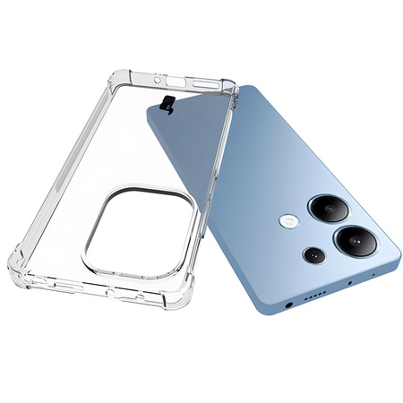 Elastyczne etui Bizon Case Salpa do Xiaomi Poco M6 Pro 4G / Xiaomi Redmi Note 13 Pro 4G, przezroczyste