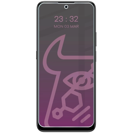 Prywatyzujące szkło hybrydowe Bizon Glass Mule Shadow do Honor X7d, matowe