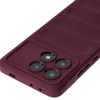 Pancerne etui Bizon Case Tur do Xiaomi Poco X6 Pro, burgundowe