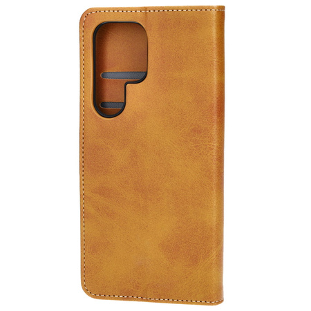 Etui z klapką Bizon Case Pocket do Galaxy S23 Ultra, brązowe