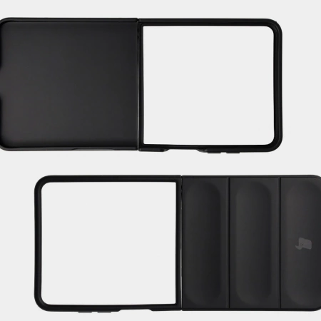 Pancerne etui Bizon Case Tur do Galaxy Z Flip7, czarne