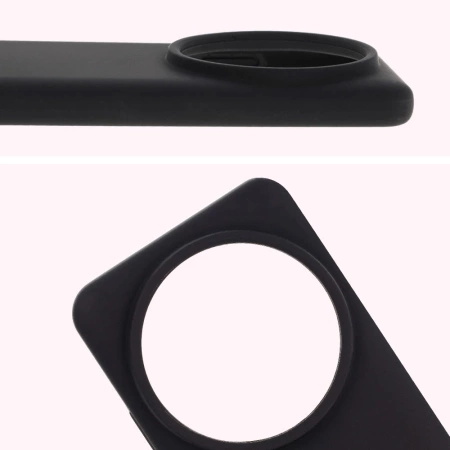 Silikonowe etui Bizon Soft Case do Xiaomi 15 Ultra, czarne