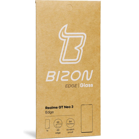 Szkło hartowane Bizon Glass Edge do Realme GT Neo 3, czarne