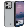 Etui Bizon Case Angelo do iPhone 16 Pro, półprzezroczyste z czarną ramką