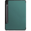 Etui Bizon Case Tab Lizard do Samsung Galaxy Tab S8 / S7, ciemnozielone