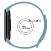 Pasek Bizon Strap Watch Dots do Xiaomi Mi Smart Band 8, błękitny