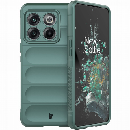 Pancerne etui Bizon Case Tur do OnePlus 10T, ciemnozielone
