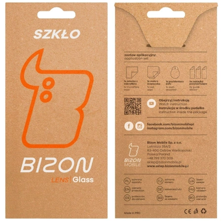 Szkło na aparat Bizon Glass Silk Lens do Pixel 9, 2 sztuki