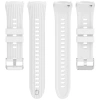 Silikonowy pasek Bizon Strap Watch Silicone T do Huawei Watch 5 46 mm, biały