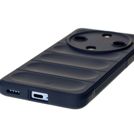 Pancerne etui Bizon Case Tur do Honor Magic6 Lite, granatowe