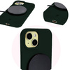 Etui silikonowe Bizon Soft Case do iPhone 15, ciemnozielone