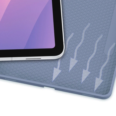 Etui z klapką Bizon Case Tab Lizard do Galaxy Tab S11, lawendowe