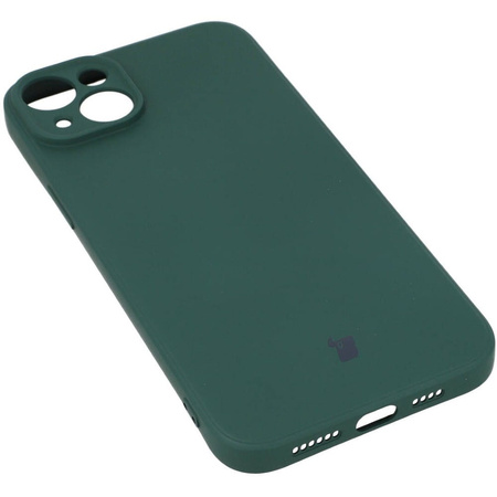 Etui Bizon Case Silicone do iPhone 14 Plus, ciemnozielone