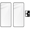 2x Szkło + szybka na aparat Bizon Edge Pack do Realme 9 4G / Realme 9 Pro+
