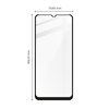 Szkło hartowane Bizon Glass Edge do Realme C35, czarne