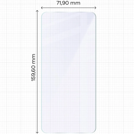 Elastyczne szkło hybrydowe Bizon Glass Mule do Vivo V50 5G