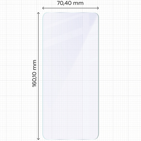 Elastyczne szkło hybrydowe Bizon Glass Mule do Motorola Moto G15 / G15 Power / E15
