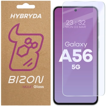 Elastyczne szkło hybrydowe Bizon Glass Mule do Galaxy A56 5G