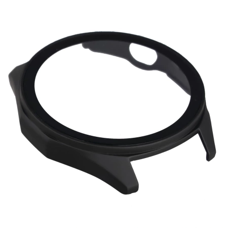 Etui ze szkłem do zegarka Bizon Case+Glass Watch do Huawei Watch GT6 46 mm, matowe czarne