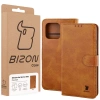 Etui z klapką Bizon Case Pocket do Motorola Moto G86 5G, brązowe