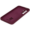 Silikonowe etui Bizon Soft Case do Galaxy A36 5G, ciemnofioletowe