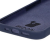 Silikonowe etui Bizon Soft Case do iPhone 16, ciemnoniebieskie