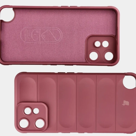 Pancerne etui Bizon Case Tur do Nothing CMF Phone 2 Pro, burgundowe