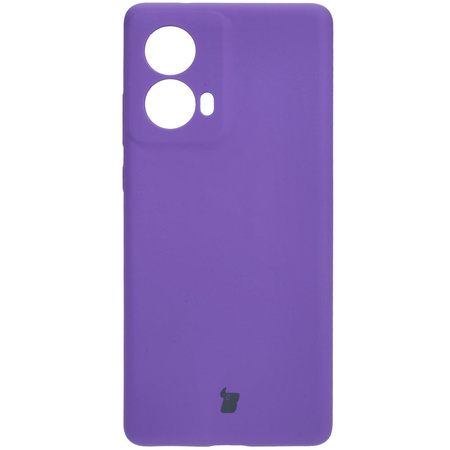 Silikonowe etui Bizon Soft Case do Motorola Moto G85 5G, fioletowe