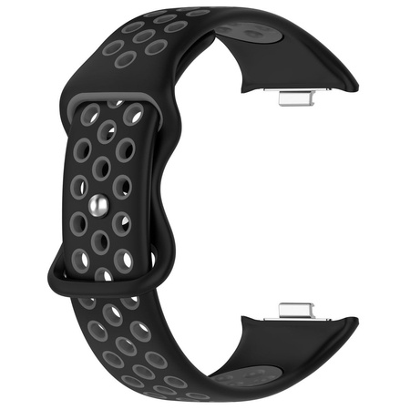 Pasek Bizon Strap Watch Octo do Xiaomi Redmi Watch 4/Xiaomi Band 8 Pro, czarno-szary