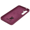 Silikonowe etui Bizon Soft Case do Galaxy S24, ciemnofioletowe
