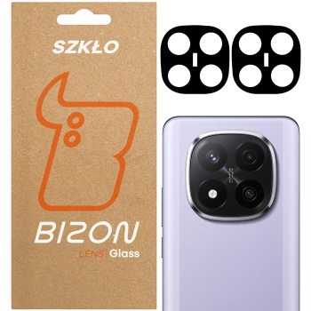 Szkło na aparat Bizon Glass Silk Lens do Xiaomi Redmi Note 14 Pro Plus 5G, 2 sztuki