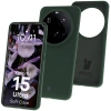 Silikonowe etui Bizon Soft Case do Xiaomi 15 Ultra, ciemnozielone