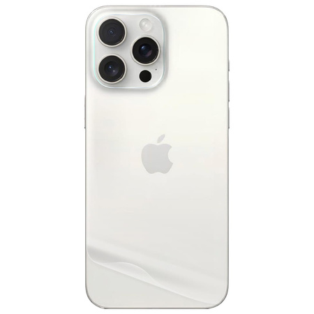 Folia hydrożelowa na tył Bizon Glass Hydrogel Back Duo, iPhone 15 Pro Max, 2 sztuki