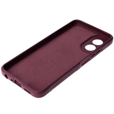 Pancerne etui Bizon Case Tur do Oppo A38 4G, burgundowe