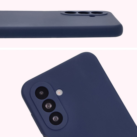Silikonowe etui Bizon Soft Case do Galaxy A17 5G / A26 5G, ciemnoniebieskie