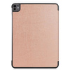 Etui Bizon Case Tab Croc do iPad Pro 13" 2025 / 2024, różowozłote