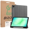 Etui z klapką Bizon Case Tab Lizard do Galaxy Tab A11 Plus / A9 Plus, szare
