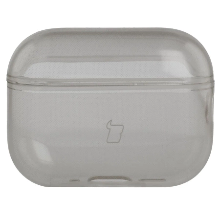 Elastyczne etui z karabińczykiem Bizon Case Headphone Clear do AirPods Pro 3, przeźroczysto-czarne