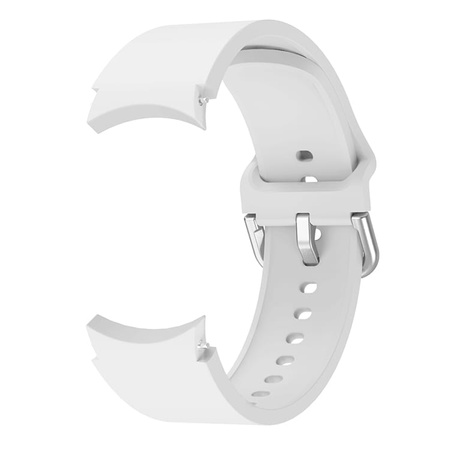 Pasek Bizon Strap Watch Silicone do Galaxy Watch 20 mm, biały