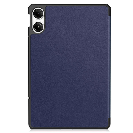 Etui z klapką Bizon Case Tab Croc do Xiaomi Redmi Pad Pro 12.1, granatowe